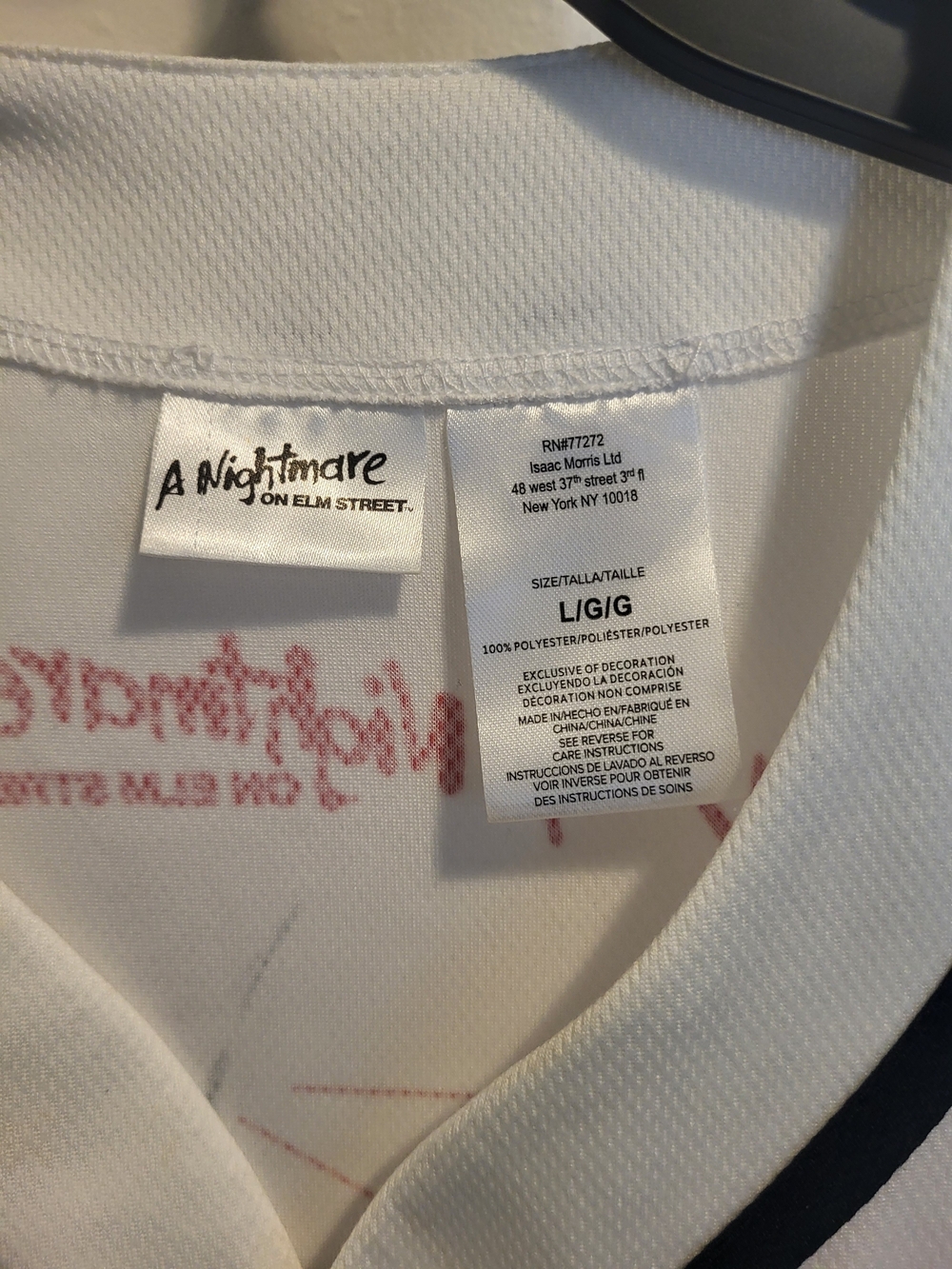 Freddy Krueger Graphic Baseball Tee - White - Picture 8 of 9